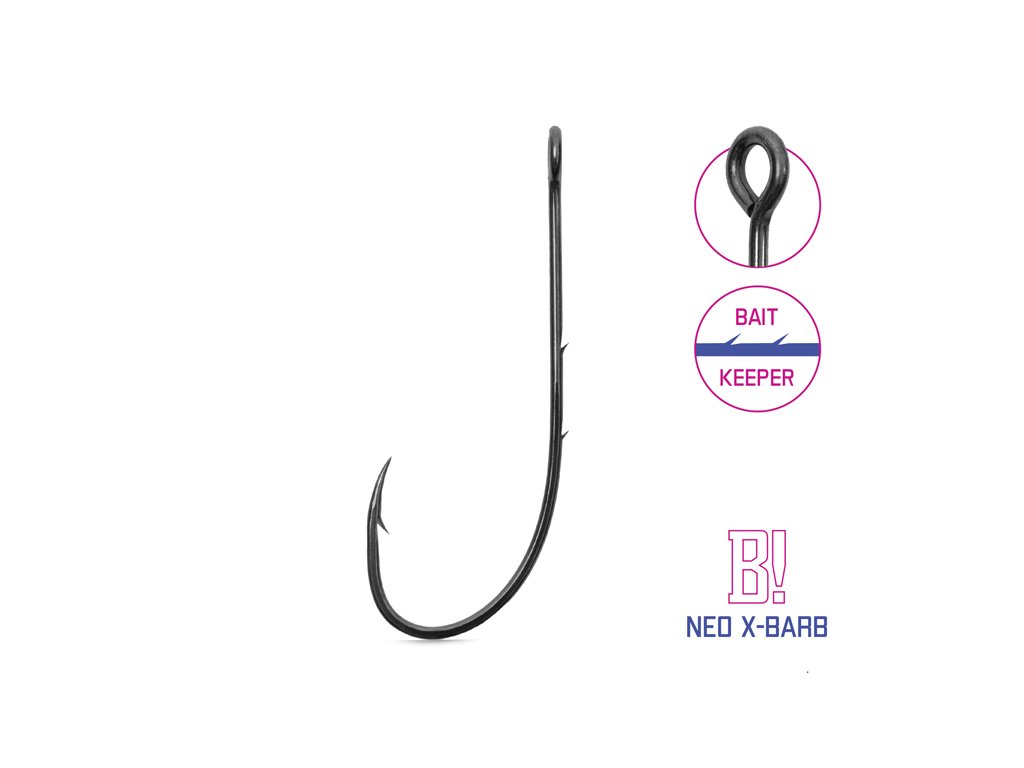 Háček na čeburašku Delphin B! NEO X-BARB / 8ks (Velikost 2)