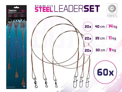 Set ocel. lanek BOMB! S obr. a karab. / 49 vláken