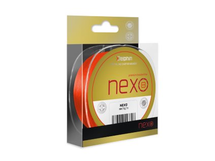 Delphin NEXO 8 / fluo oranžová (Velikost 0,14mm 8,6kg 130m)