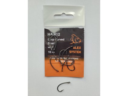 520 hacek carp curved shank vel 4