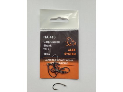 523 hacek carp curved shank vel 6
