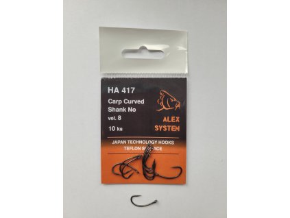535 hacek carp curved shank no vel 8
