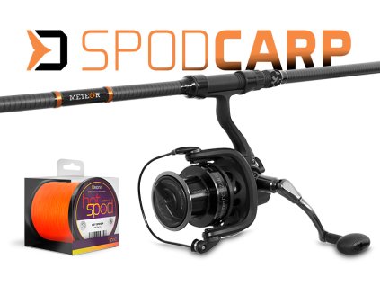 Spodový set Delphin SPODCarp (Velikost 360cm + 8T + 0,14mm)