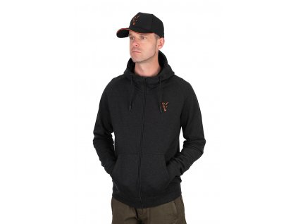 ccl190 195 fox collection blackorange lightweight hoody main 2