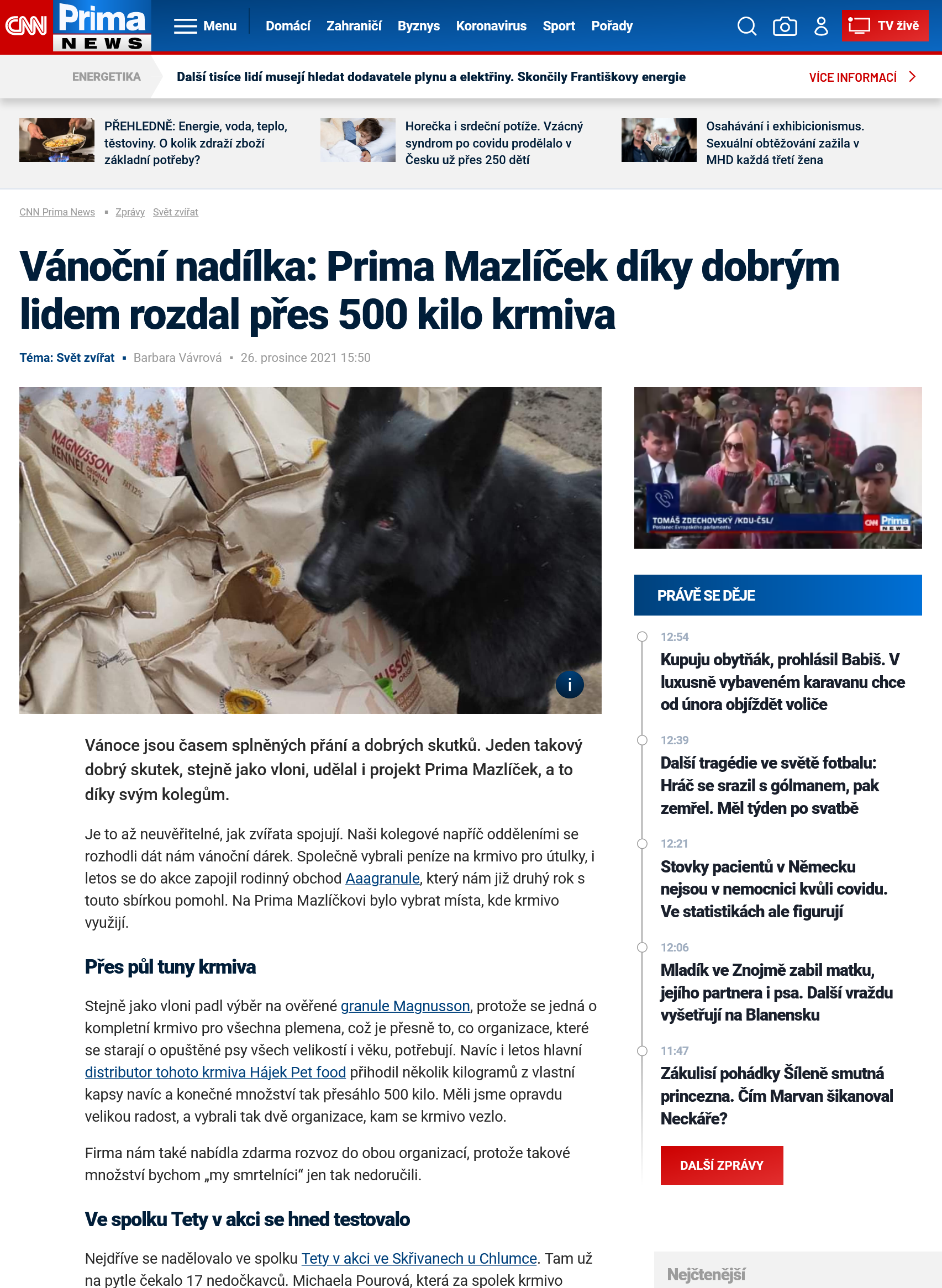 Napsali o nás na CNN.iprima.cz