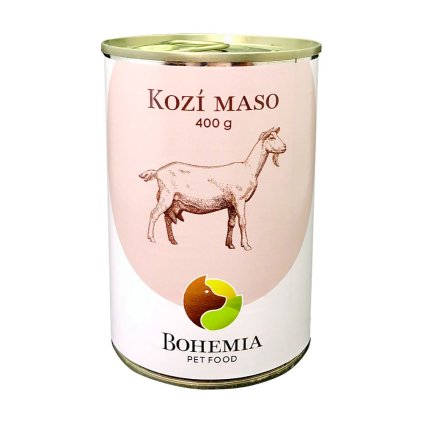 BOHEMIA Kozí maso ve vlastní šťávě 400 g na aaagranule