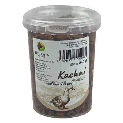 BOHEMIA Kachní odměny 250g aaagranule