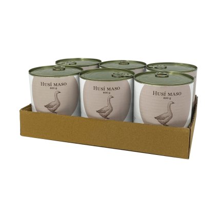 7614 six pack bohemia husi maso ve vlastni stave 800g
