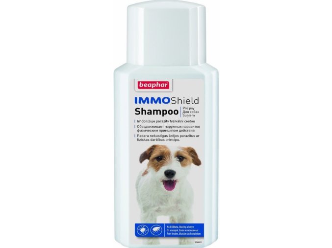 Beaphar Šampon Dog Immo Shield antiparazitární 200ml na aaagranule