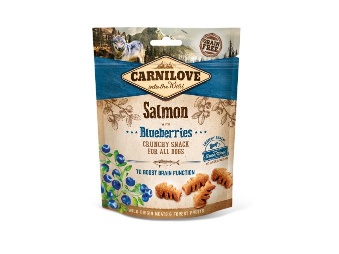Carnilove Dog Crunchy Snack Salmon with Blueberries 200g na aaagranule