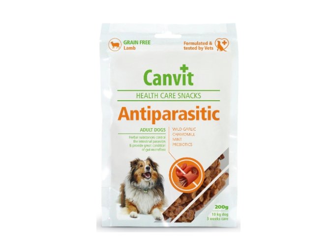 Canvit Snacks AntiParasitic 200g na aaagranule