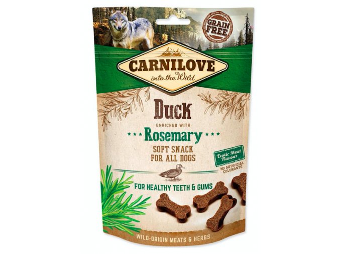 CARNILOVE DOG SEMI MOIST SNACK DUCK&ROSEMARY 200G aaagranule