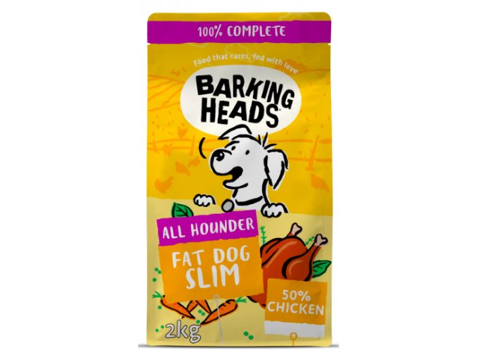 BARKING HEADS All Hounder Fat Dog Slim Chick 12kg aaagranule