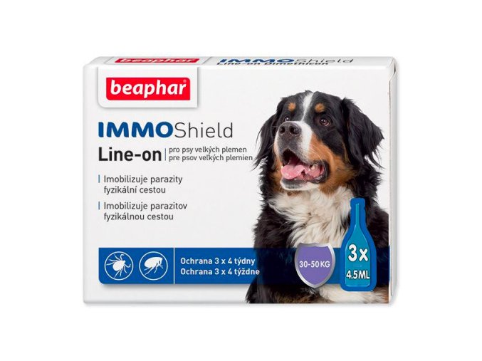 Line on Beaphar IMMO Shield pes L 3x4,5 ml na aaagranule