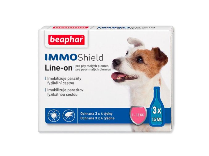 Line on Beaphar IMMO Shield pes S 3x1,5 ml na aaagranule