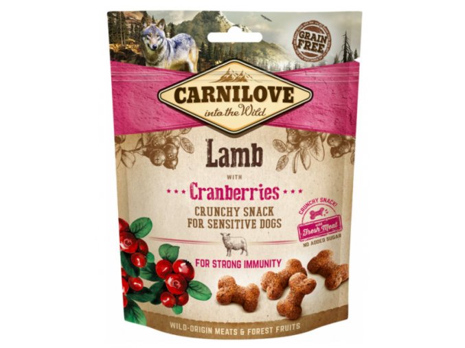 Carnilove Dog Crunchy Snack Lamb&Cranberries 200g na aaagranule