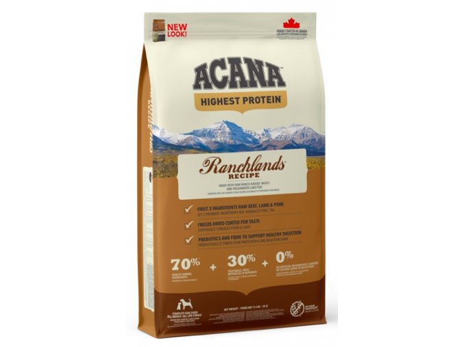 Acana Ranchlands Dog 11,4 kg na aaagranule