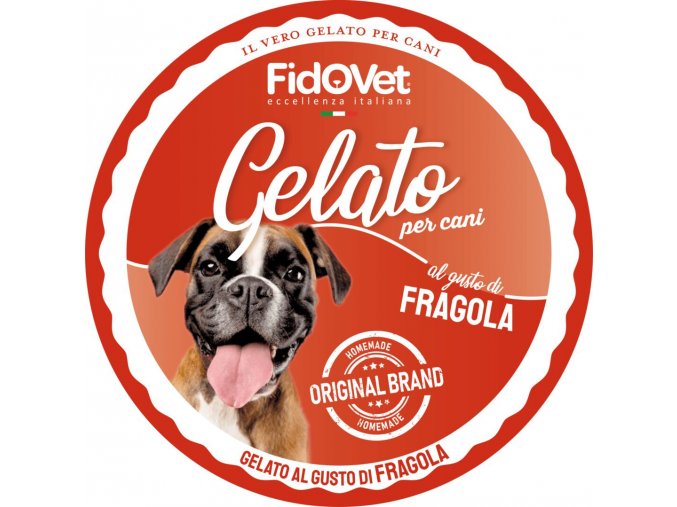 FIDOVET BOX Jahodová zmrzlina 40g: 12ks aaagranule