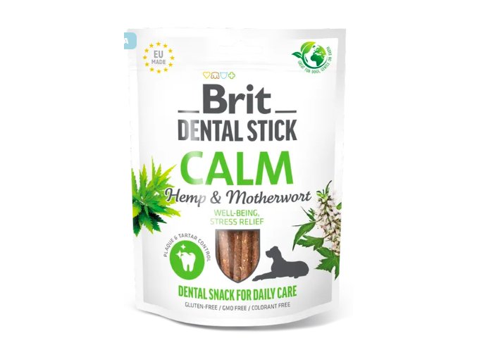 Brit Dog Dental Stick Calm Hemp&Motherwort 7ks aaagranule