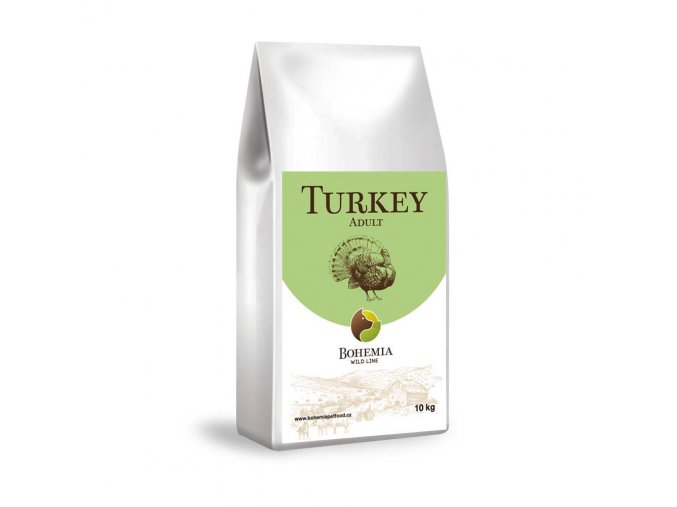BOHEMIA WILD Adult Turkey 10kg aaagranule