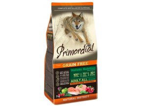 Primordial Grain Free Adult Chicken and Salmon 12 kg