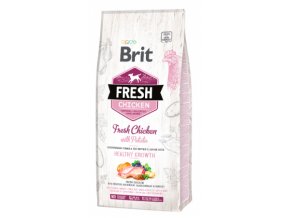 BRIT Fresh Chicken with Potato Puppy Healthy Growth 12kg na aaagranule.cz