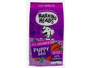 BARKING HEADS All Hounder Puppy Days Turkey 6kg aaagranule
