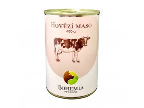 BOHEMIA Hovězí maso ve vlastní šťávě 400 g