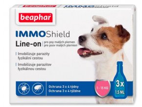 Line on Beaphar IMMO Shield pes S 3x1,5 ml na aaagranule