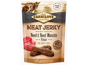 Carnilove Dog Jerky Beef with Beef Muscle Fillet 100g na aaagranule