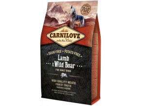 Carnilove Dog Lamb & Wild Boar for Adult 4kg na aaagranule