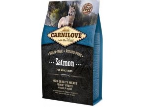 Carnilove Dog Salmon for Adult 4kg na aaagranule