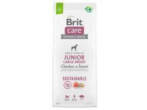 Brit Care Dog Sustainable Junior Large Breed 12kg aaagranule