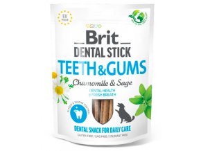 Brit Dog Dental Stick Teeth&Gums Chamomile&Sage 7ks aaagranule