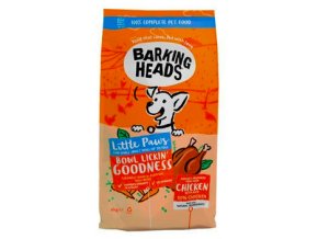 BARKING HEADS Little Paws Bowl Lickin Good Chick 6kg aaagranule