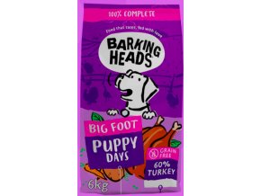 BARKING HEADS Big Foot Puppy Days Turkey 6kg aaagranule