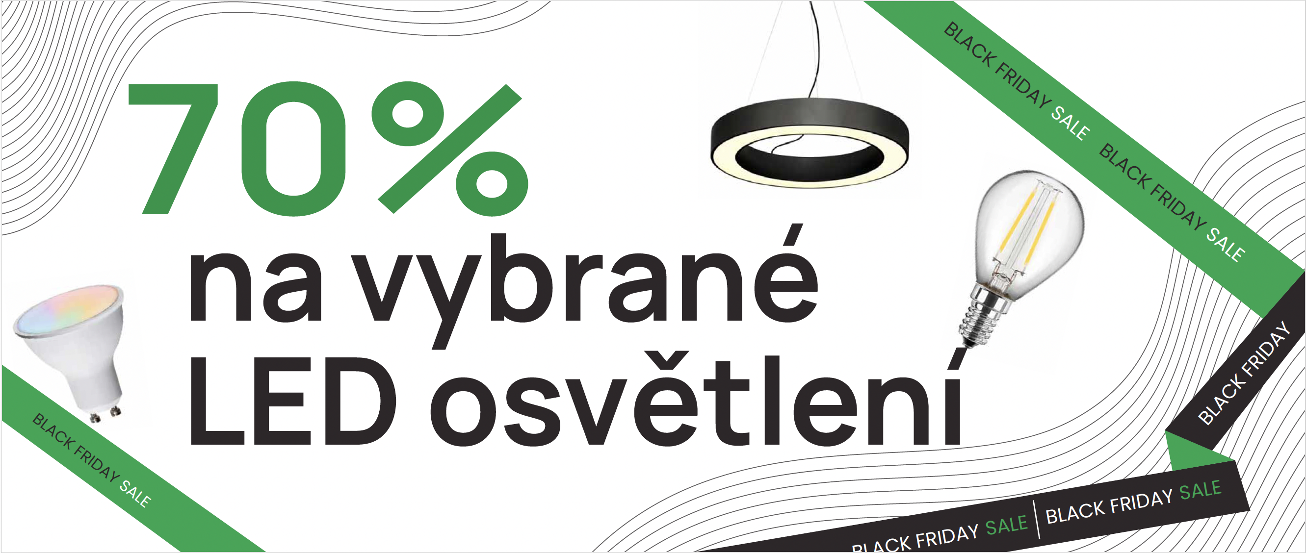 Black Friday LED osvětlení