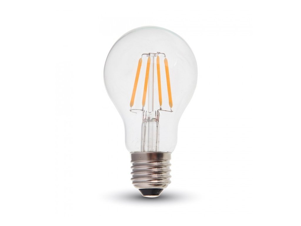 LED žárovka - 4W Filament  E27 G45 Clear Cover 2700K  2ks (VT-2194-7367)