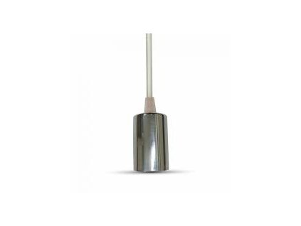 Závěsná objímka E27 bílá (VT-7338-3755)
