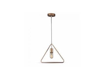 Lustr metal trojúhelník champagne gold (VT-7321-3837)