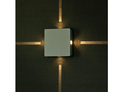 LED nástěnné Q svítidlo 4W 4000K IP65 4 směry (VT-704-8210)