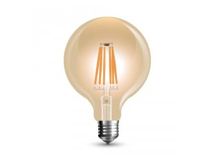 LED žárovka 8W filament jantar stmívatelná (VT-2018D-7155)