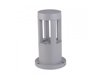 43181 venkovni led sloupek sedy 25cm 10w ip65 4000k vt 830 8320