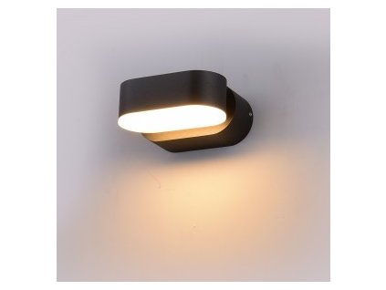 43385 led nastenne svitidlo 6w 3000k ip65 cerne vt 816 8288