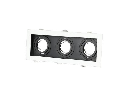 45902 obruba pro 3x zarovku gu10 bila vt 887 8878