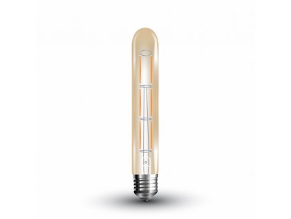 LED žárovka  - 6W T30 E27 Filament Amber 2200K (VT-1895-7143)