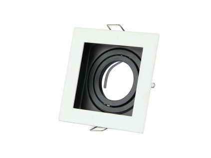 Obruba pro žárovku GU10 bílá (VT-781SQ-WH-3597)