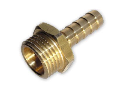 Přípojka PB 9mm vnější 1/2" závit