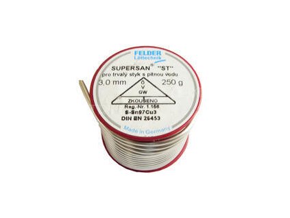 Pajka st s sn97cu3 mekke pajeni 2 mm 250 g 250 e