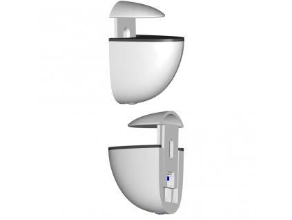 Držák police MIDI 4-22mm, 25 kg, bílý, 2 ks